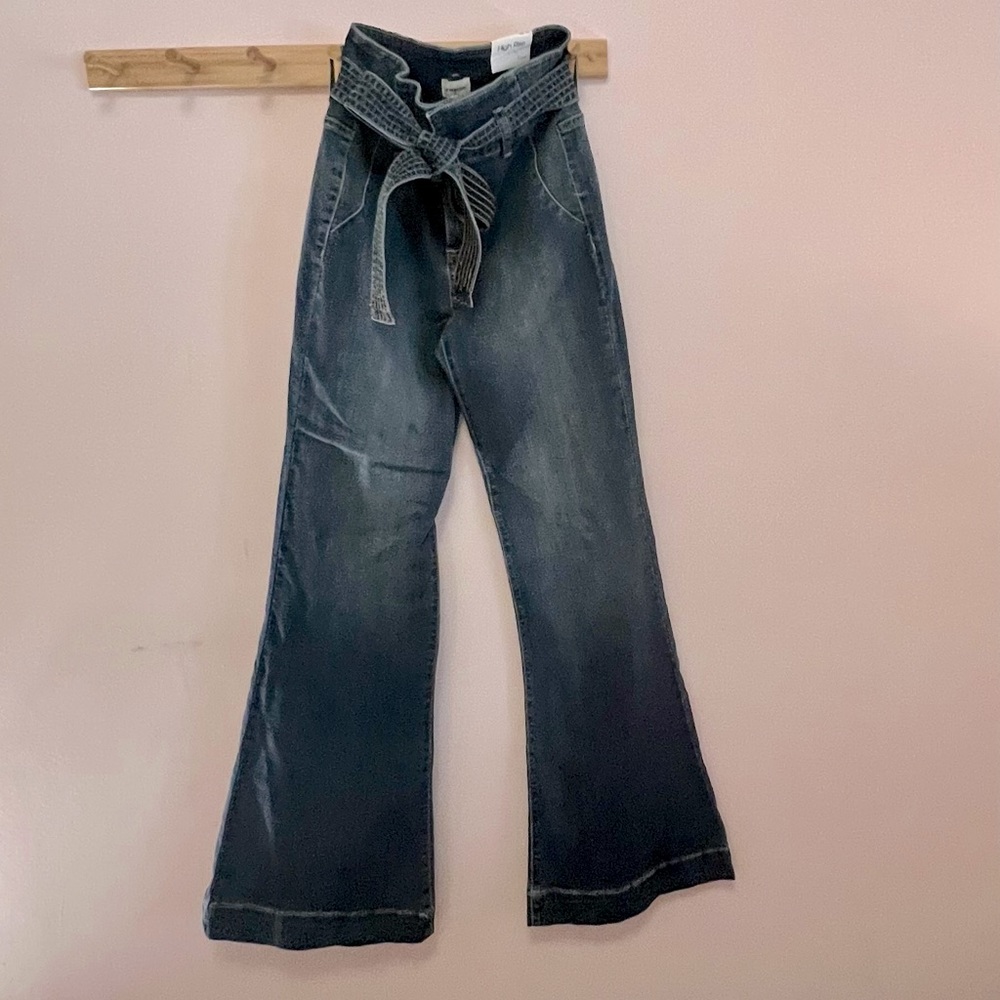 NWT Sneak Peek High Rise flare denim